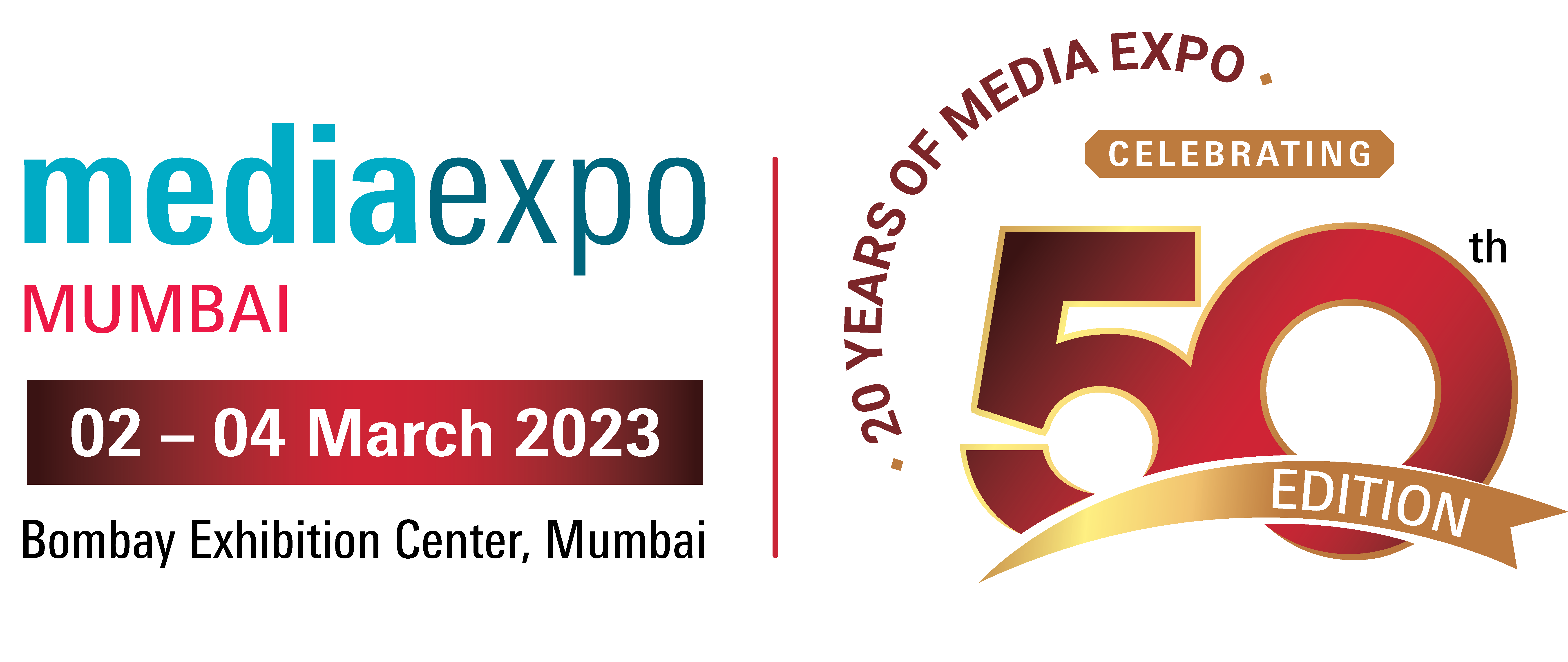 50th Mediaexpo Logo Unit